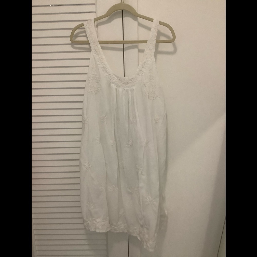 Roller Rabbit white embroidered sundress